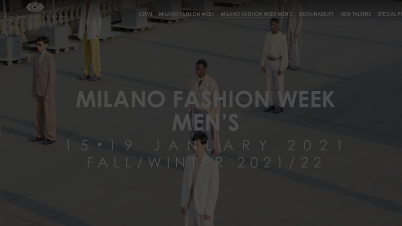 最新コレクションを動画で楽しもう 21 22年秋冬シーズンのメンズファッションウィークが開幕