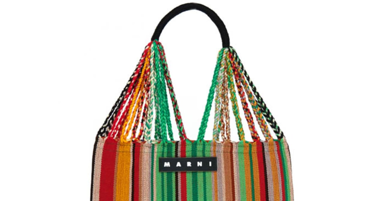「マルニ」のハンモックバッグに新色、阪急百貨店公式オンラインストアで発売