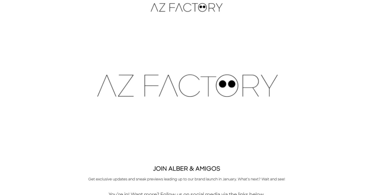 アルベール・エルバスが新ブランド「AZ Factory」発表　来年1月にデビュー