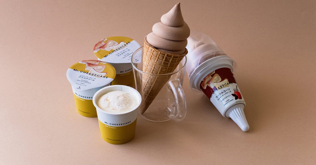 Mr.CHEESECAKEがセブン-イレブンとコラボ、アイスクリーム2種を発売