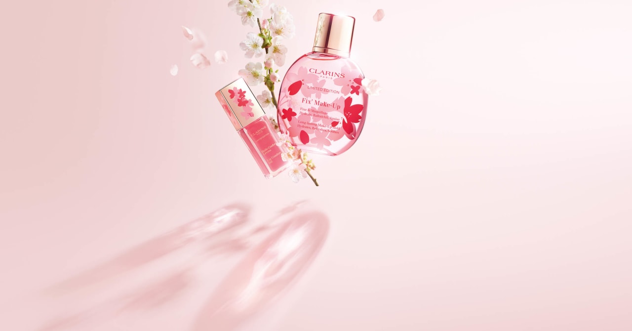 「クラランス」が桜をイメージしたコレクション発売、限定パッケージをデザイン