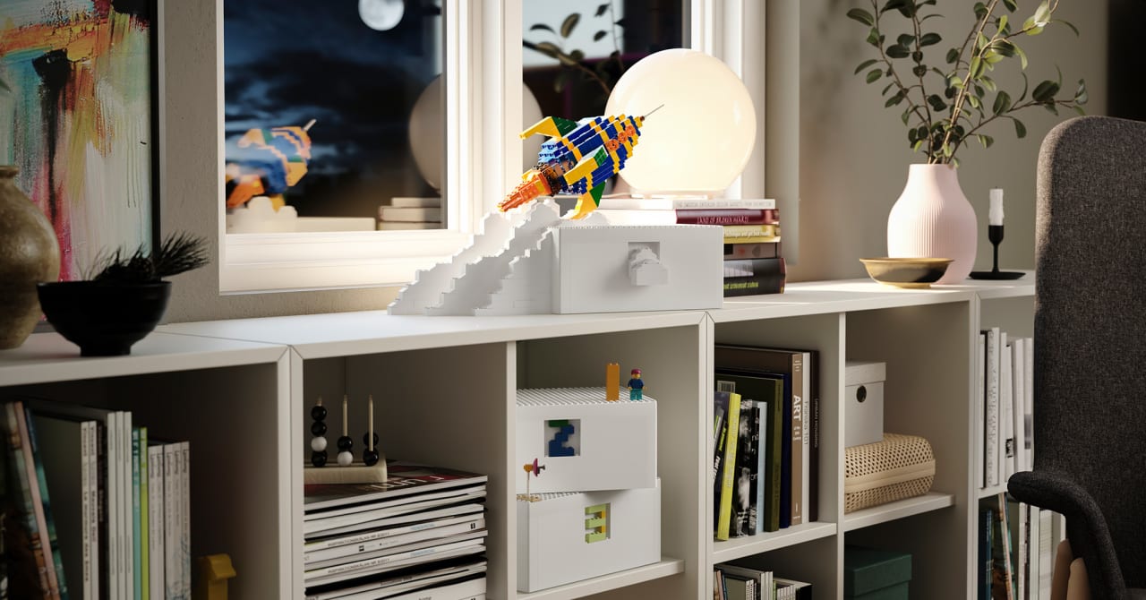 イケアがレゴグループとコラボ　「遊べる」収納ボックスを発売