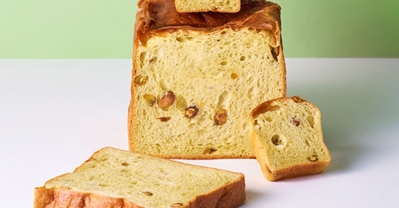 「hoel koe bakery」から新作のピスタチオ食パンが登場