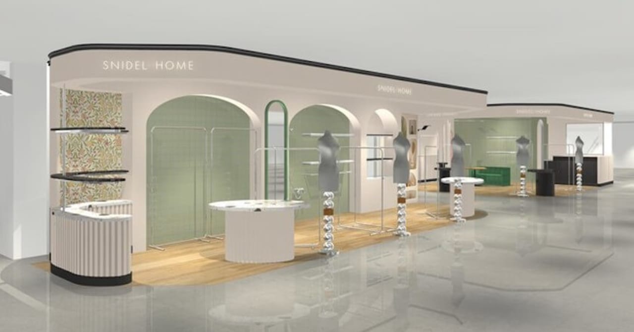 「スナイデル ホーム」1号店がルミネ新宿にオープン、美容成分を生地に施したルームウェア展開