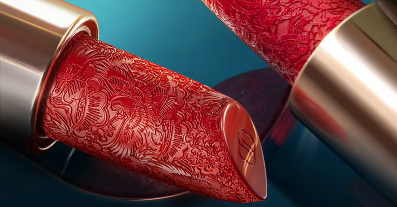 中国コスメ「花西子」が初上陸、彫刻リップやローズモチーフのハイライト発売