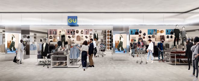 Gu初の超大型店が横浜にオープン 品揃えと売場面積はブランド史上最大級
