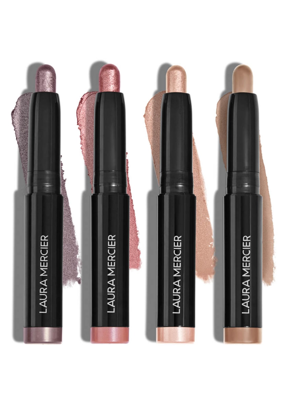 「スターゲイザー ミニ キャビアスティック カルテット」(4200円)(左から)02 AMETHIST、33 MAGNETIC PINK、2025 INRENSE ROSE GOLD、19 AU NATUREL