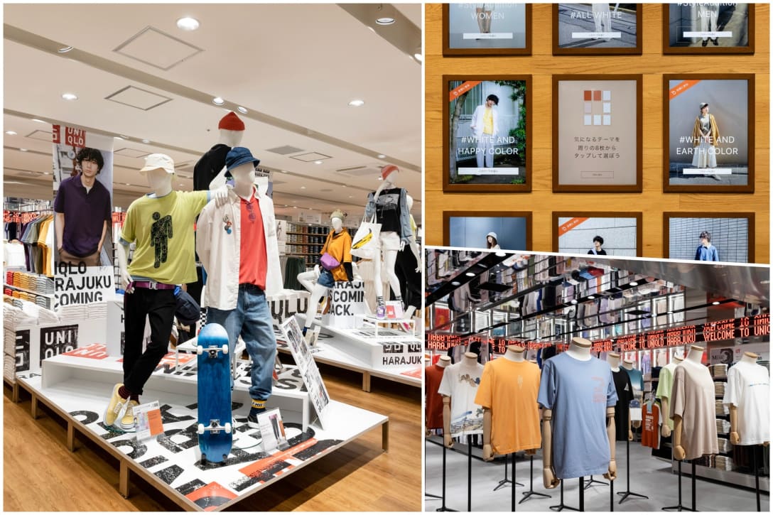 ユニクロ原宿店 店内 Image by FASHIONSNAP.COM