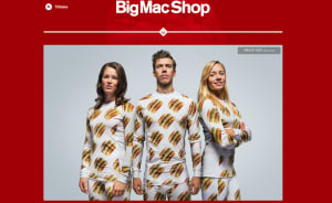 マクドナルドが「ビッグマック」のファッションライン発表 全身ビッグマック柄の下着など発売