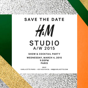 【生中継】H&Mのハイライン「ストゥディオ」15年秋冬ショー パリからライブ配信