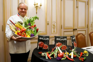 ジョエル・ロブション「料理の未来は健康にあり」 初の野菜限定コース提供