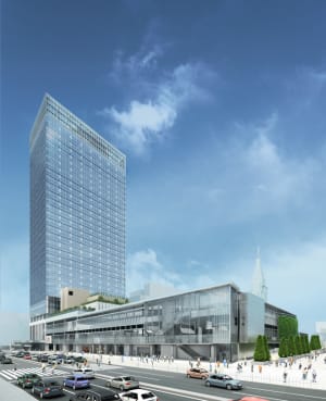 2016年春開業の複合ビル名称「JR新宿ミライナタワー」に 商業施設はルミネ運営