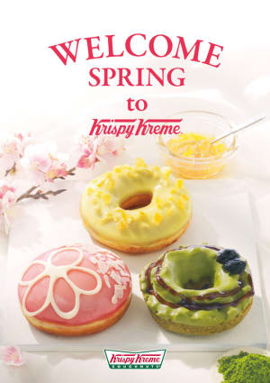 クリスピー・クリーム・ドーナツが春限定"和ドーナツ"で日米コラボ