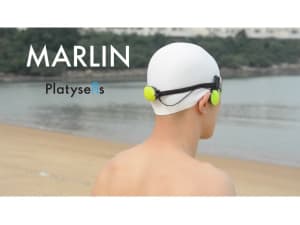 骨伝導で水中でも音が聞こえるアスリート向けウェアラブルデバイス「Marlin」が登場