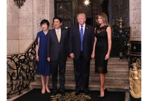 安倍昭恵首相夫人が日本ブランド「まとふ」を着用し米国訪問