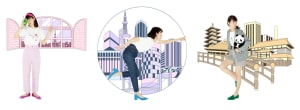 "東京で暮らす女の子"をイラストで表現、ローリーズファームがボブ a.k.a えんちゃんとコラボ