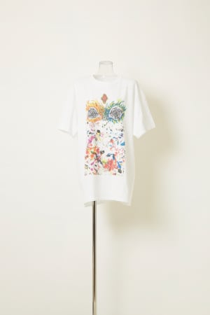 鷺森アグリが手掛ける「アグリス」が現代画家 小松美羽に向けた"求愛ドレス"を製作
