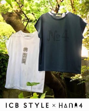ICBがネイルアーティストのHana4とコラボ、ロゴ入りのTシャツを発売