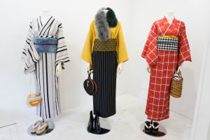 洋服感覚で楽しむ"セットアップ"キモノ「レ・モン」がデビュー、京友禅と西陣織の老舗企業がタッグ