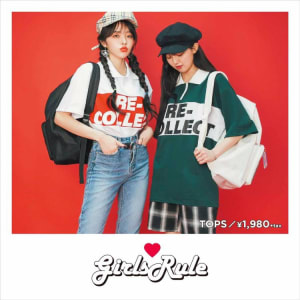 日本初、韓国の通販ブランド「girlsRule」がスピンズに登場