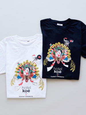 山本寛斎が「コエ」とコラボ、日本や渋谷をテーマに限定Tシャツを製作