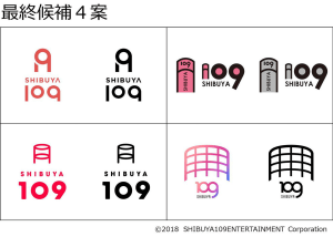 「渋谷109」新ロゴを決定する最終一般ウェブ投票を開始