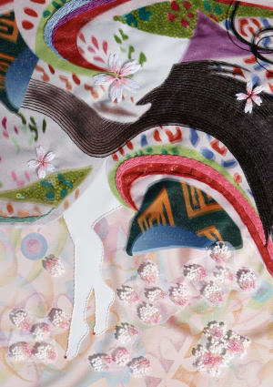 現代版"百人一首"の世界を体感、清川あさみの個展が京都で開催