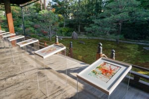 京都の両足院で清川あさみが描く"千年後の百人一首"原画が初公開、和歌を最果タヒが現代訳