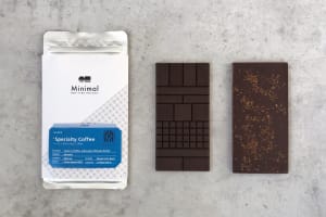 ミニマル×丸山珈琲の新作は"食べるコーヒー"、コーヒー豆を使用したチョコレート発売