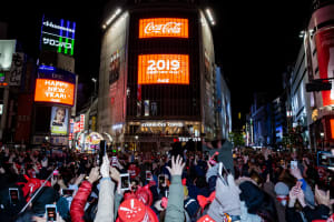 【2018-19年】平成最後のカウントダウン、新年を迎えた渋谷の一夜を切り撮る