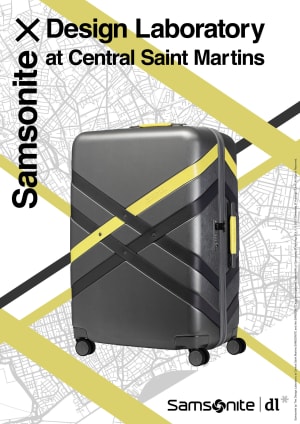 「サムソナイト」がセントマとのコラボモデル発売、ロンドンのマップをデザインに採用