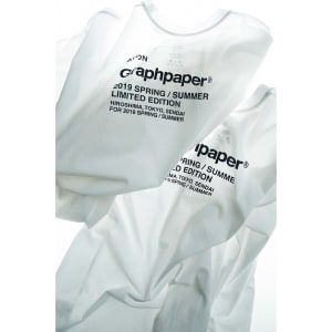 エイトン×グラフペーパー、定番モデルの生地を使ったTシャツのカプセルコレクションを発売