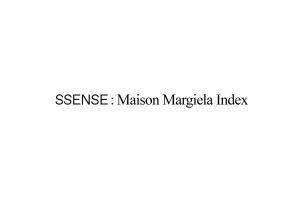 メゾン マルジェラがSSENSE内に特設サイトオープン、「タビ」シリーズの限定コレクション販売を予定