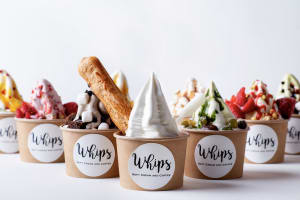 ソフトクリーム専門店「ホイップス」がオープン、濃厚なミルク味がベースの25種類を提供