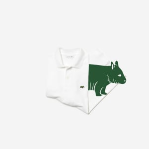 「ラコステ」ワニのロゴを絶滅危惧種に置き換えた限定ポロシャツが日本で初展開、生息数と同じ枚数を販売