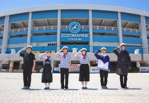 ZOZOがマリンスタジアムのクルーユニフォームを刷新、ロッテの象徴カモメがモチーフに