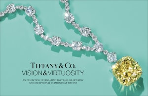 ティファニーが初の展覧会を上海で開催、100カラット超えのダイヤモンドの展示も