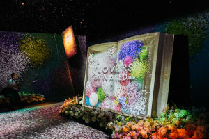 「ネイキッド」五感で体験するお花見デジタルアート展、今年はレスリー・キーと初コラボ