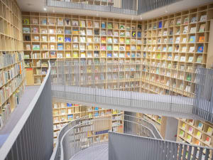 安藤忠雄による大阪の文化施設「こども本の森 中之島」内部公開　"本に包まれる"空間を設計