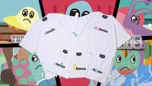 セカオワFukaseのプロジェクト「バッドムード」とアトモスが初コラボ、キャラクターとロゴを組み合わせたTシャツ発売