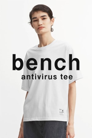 「ベンチ」が抗ウイルス加工を施したTシャツ発売、特定ウイルスの90％以上を減少
