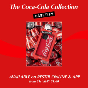 即完売したケースティファイとコカ・コーラのコラボコレクション、リステア限定で一部アイテムを再販売