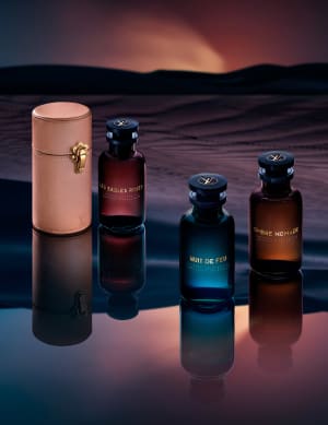 「ルイ・ヴィトン」新作香水は中東の砂漠をイメージ、エキゾチックレザーを使用したトラベルケースが登場