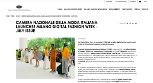 デジタル版ミラノファッションウィークのスケジュール公開、エトロとドルチェ＆ガッバーナはショー開催へ