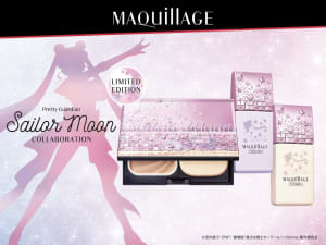 マキアージュと「美少女戦士セーラームーンEternal」がコラボ商品発売、ピンクの限定パッケージをデザイン