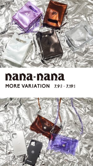 「ナナナナ」限定イベントがビームスで開催、A5バッグやiPhoneケースの新作を販売