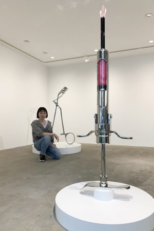 メイク道具と医療器具を融合したアート作品を展示　西澤知美の個展が代官山で開催