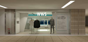 スーツに見える作業着「ワークウェアスーツ」初の常設店舗、八重洲地下街にオープン