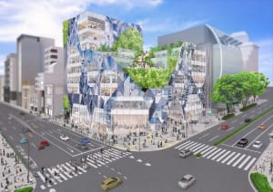 神宮前6丁目エリア再開発事業の詳細が発表、平田晃久による外装デザインを公開