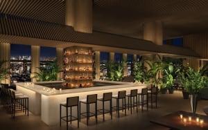 東京タワーや東京湾が一望できるラグジュアリーホテル「エディション」が虎ノ門に開業、隈研吾が設計